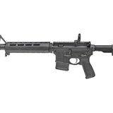 SAINT 5.56, Semi-automatic, AR, 223 Remington/556NATO, 16" Barrel, 1:8 Twist, Flash Hider Included, Black Finish, BCM Gunfighter Grip and Stock, 1 Mag, 10Rd, Flip Up Rear ST916556BMALC