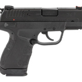 XDE, Semi-automatic, DA/SA, Compact, 45 ACP, 3.3" Barrel, Polymer Frame, Black Finish, Ambidextrous Safety, Fiber Optic Front Sight and Low Profile Combat Rear Sight, Instant Gear Up Includes 5 Magazines, Range Bag, Hard Case, Holster and Magazine Pouch