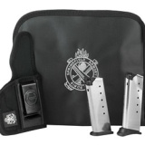 Every Day Carry Package ,XDE, Semi-automatic, DA/SA, Compact, 45 ACP, 3.3" Barrel, Polymer Frame, Black Finish, 4 Magazines, 3-6Rd & 1-7Rd, Sight and Low Profile Combat Rear Sight, Notebook Style Gun Case and Tuff Holster included XDE93345BEN18