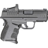 XD-S Mod.2, OSP, Striker Fired, Semi-automatic, Polymer Frame Pistol, Sub Compact, 45 ACP, 3.3" Barrel, Melonite Finish, Black, White Dot Front Sight, Serrated Rear Sight, Crimson Trace CTS-1500 Red Dot, 2 Magazines, (3) 5-Round, (2) 6-Round Extended, In