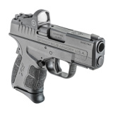 XD-S Mod.2, OSP, Striker Fired, Semi-automatic, Polymer Frame Pistol, Sub Compact, 45 ACP, 3.3" Barrel, Melonite Finish, Black, White Dot Front Sight, Serrated Rear Sight, Crimson Trace CTS-1500 Red Dot, 2 Magazines, (3) 5-Round, (2) 6-Round Extended, In