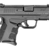 XDS, Mod.2 with Grip Zone, Striker Fired, Compact, 9MM, 3.3" Barrel, Polymer Frame, Black Finish, Tritium Front Sight, Instant Gear Up Includes 5 Magazines, Range Bag, Hard Case, Holster and Magazine Pouch XDSG9339BT