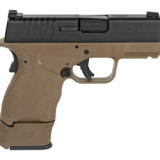 XDS, Mod.2 with Grip Zone, Striker Fired, Compact, 9MM, 3.3" Barrel, Polymer Frame, Black Finish, 9Rd, 2 Magazines, Tritium Front Sight XDSG9339FDET