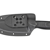 ARK, Fixed Blade Knife, Silver, H-1, Black FB33GP