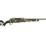 Impulse Big Game, Straight Pull Bolt Action Rifle, 7MM PRC, 22" Fluted Threaded Barrel, 5/8x24 Thread Pitch, KUIU Verde 2.0 Camo Synthetic Stock, Matte Finish, Hazel Green Cerakote Barrel and Receiver, Right Hand, 2 Rounds, Includes (1) Flush Fit Magazin