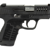Stance MC9, Striker Fired, Semi-automatic, Polymer Frame Pistol, Compact, 9MM, 3.2" Stainless Steel Barrel, Melonite Finish, Black, No Thumb Safety, 3 Dot Sights, 8 Rounds, 2 Magazines, (1)-8 Rounds and (1)-7 Rounds, Includes Two 18 Degree Backstraps, Am