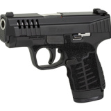 Stance MC9, Striker Fired, Semi-automatic, Polymer Frame Pistol, Compact, 9MM, 3.2" Stainless Steel Barrel, Melonite Finish, Black, No Thumb Safety, 3 Dot Sights, 8 Rounds, 2 Magazines, (1)-8 Rounds and (1)-7 Rounds, Includes Two 18 Degree Backstraps, Am