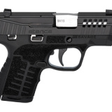 Stance MC9MS, Semi-automatic, Striker Fired, Polymer Frame Pistol, Micro Compact, 9MM, 3.2" Barrel, Nitride Finish, Black, TruGlo Night Sights, Manual Safety, 8 Rounds, 2 Magazines, (1)-7 Rounds and (1)-8 Rounds 67002