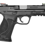 M&P 2.0 Proformance Center, Semi-automatic, Striker Fired, Full Size, 9MM, 4.25" Ported Barrel, Polymer Frame, Black Finish, Interchangeable Back Straps, 17Rd, No Thumb Safety, Fiber Optic Sights 11822