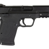 M&P9 SHIELD EZ M2.0 Range Kit, Internal Hammer Fired, Semi-automatic, Polymer Frame Pistol, Micro-Compact, 9MM, 3.675" Barrel, Armornite Finish, Black, 3-Dot Sights, Manual Thumb Safety, 8 Rounds, 2 Magazines, Range Kit includes Walker's Clear Sport Glas