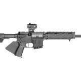Volunteer XV, Optics Ready, Semi-automatic Rifle, AR-15, 223 Remington/556NATO, 16" Barrel, 1:8 5R Rifling, Armonite Finish, Black, BCM Gunfighter M-LOK Forend, Fin Grip, B5 Systems Fixed Bravo Stock, Magpul MBUS Flip-up Rear Sight, Flat Faced Trigger, 1