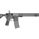 Volunteer XV, Optics Ready, Semi-automatic Rifle, AR-15, 223 Remington/556NATO, 16" Barrel, PWS Muzzle Brake, 1:8 5R Rifling, Matte Finish, Black, 15" Free Float M-LOK Forend, B5 Systems P-Grip Type 23, B5 Systems Enhanced SOPMOD Stock, Flip-Up Iron Sigh