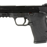 M&P9 SHIELD EZ M2.0, Internal Hammer Fired, Semi-automatic, Polymer Frame Pistol, Micro-Compact, 9MM, 3.675" Barrel, Armornite Finish, Black, 3-Dot Sights, Manual Thumb Safety, 8 Rounds, 2 Magazines, Plano X2 Range Bag 13938