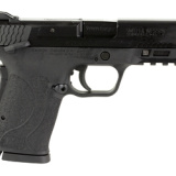 M&P9 SHIELD EZ M2.0, Internal Hammer Fired, Semi-automatic, Polymer Frame Pistol, Micro-Compact, 9MM, 3.675" Barrel, Armornite Finish, Black, 3-Dot Sights, Manual Thumb Safety, 8 Rounds, 2 Magazines, Plano X2 Range Bag 13938