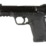 M&P 380 SHIELD EZ M2.0, Internal Hammer Fired, Semi-automatic Pistol, Polymer Frame Pistol, Micro-Compact, 380ACP, 3.675" Barrel, Armornite Finish, Black, 3-Dot Sights, Manual Thumb Safety, 8 Rounds, 2 Magazines, Plano X2 Range Bag 13939