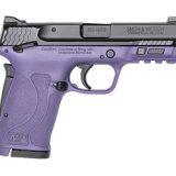 M&P 380 SHIELD EZ M2.0, Internal Hammer Fired, Semi-automatic Pistol, Polymer Frame Pistol, Micro-Compact, 380ACP, 3.675" Barrel, Cerakote Finish, Black Slide, Purple Frame, 3-Dot Sights, Manual Thumb Safety, 8 Rounds, 2 Magazines 14017