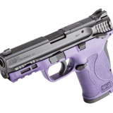 M&P 380 SHIELD EZ M2.0, Internal Hammer Fired, Semi-automatic Pistol, Polymer Frame Pistol, Micro-Compact, 380ACP, 3.675" Barrel, Cerakote Finish, Black Slide, Purple Frame, 3-Dot Sights, Manual Thumb Safety, 8 Rounds, 2 Magazines 14017