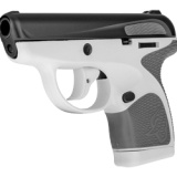 Spectrum, Semi-automatic Striker Fired Pistol, 380ACP, 2.8" Barrel, White Polymer Fram, Black Overmold, Black Slide, 1-6Rd & 1-7Rd, 2 Magazines 1007031302