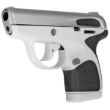 Spectrum, Semi-automatic Striker Fired Pistol, 380ACP, 2.8" Barrel, White Polymer Frame, Black Overmold, Stainless Slide, 1-6Rd & 1-7Rd, 2 Magazines 1007039301