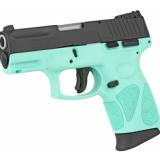 G2C2C, Double Action Only, Compact Pistol, 9MM , 3.2" Barrel, Polymer Frame, Cayne Polymer Frame, Blue Slide, Adjustable Sights, 12Rd, 2 Magazines 1-G2C931-12C