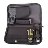 G2C, Carry Kit, Semi-automatic, Semi-automatic, Polymer Frame Pistol, Compact , 9MM, 3.2" Barrel, Matte Finish, Black, Adjustable Sights, Manual Thumb Safety, Viridian Essential Red Laser, Carry Case, Powertac M5 Flashlight, Cold Steel Crawford Model 1 K