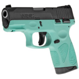 G2S, Semi-automatic, Sub Compact Pistol, 9MM, 3.25" Barrel, Polymer Frame, Cyan/Black Finish, Adjustable Sights, 7Rd, 2 Magazines 1-G2S931C