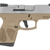 G2S, Semi-automatic, Sub Compact Pistol, 9MM, 3.25" Barrel, Polymer Frame, Brown/Stainless Finish, Adjustable Sights, 7Rd, 2 Magazines 1-G2S939B