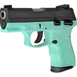 TH9, Compact, Semi-automatic, 9MM, 3.54" Barrel, Polymer Frame, Black/Cyan Finish, 2 Magazines, 1-17Rd & 1-13Rd 1-TH9C031C
