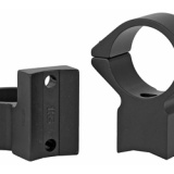 Light Weight Ring/Base Combo, 1" High, Black Finish, Alloy, Fits Kimber 8400 950840