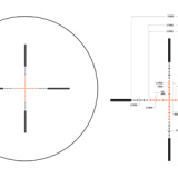 Credo 2.5-10x56 Second Focal Plane Riflescope with Red MRAD Ranging, 30mm Tube, Matte Black, Exposed Elevation Adjuster with Return to Zero Feature CR1056-C-2900025
