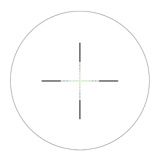Credo 3-9x40 Second Focal Plane Riflescope with Green MIL-Square, 1 in. Tube, Matte Black, Low Capped Adjusters CR940-C-2900042