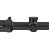 Credo HX 1-4x24 Second Focal Plane Riflescope with Green MOA Precision Hunter, 30mm Tube, Satin Black, Low Capped Adjusters CRHX424-C-2900008