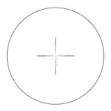 Credo HX 1-4x24 Second Focal Plane Riflescope with Green MOA Precision Hunter, 30mm Tube, Satin Black, Low Capped Adjusters CRHX424-C-2900008