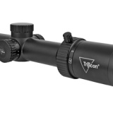 Credo HX 1-4x24 Second Focal Plane Riflescope with Green Standard Duplex, 30mm Tube, Satin Black, Low Capped Adjusters CRHX424-C-2900010