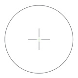 Credo HX 1-4x24 Second Focal Plane Riflescope with Green Standard Duplex, 30mm Tube, Satin Black, Low Capped Adjusters CRHX424-C-2900010