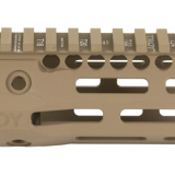 BattleRail, 4.5" Low-Profile SOCC Rail, Fits AR, 9MM, M-LOK, Aluminum, Flat Dark Earth SRAI-SR9-45FT-00