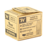 Service Grade, 9mm, 115 Grain, Full Metal Jacket, 50 Rounds Box SG9W50