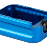 Fits Glock 19/23, Mag Extension, Blue MEG19-3-2BU