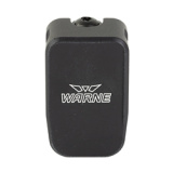 Magazine Extension, Fits Glock 43, 9MM, +2, Black MEG43-2BLK