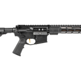 Core Elite Pistol, Semi-automatic, 556NATO, 10.5" Barrel, Aluminum Frame, Black Finish, SB Tactical SBA3 Pistol Stabilizing Brace, Direct Thread Warden Blast Diffuser by SureFire, ZEV Exclusive Sniper Grey Flat Face 2.5lb AR Gold Trigger, Zev Wedgelock H