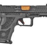 O.Z-9 Compact, Semi-automatic Pistol, 9MM, 4" Bronze Threaded Barrel, Steel Frame, Polymer Grip, Black Finish, 15Rd OZ9C-CPT-B-BRZ-TH