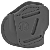 4 Way Holster, Belt Holster, Left Hand, Stealth Black, Leather, Fits Glock 22, 23, 26, 27, 28, 29, 30, 33, 39 / Sig Sauer P228, P229 / Springfield XDS, XDE, XD (9 and 40 cal.) / Taurus G2, G2c, 709 slim / And similar frames 4WH-4-SBL-L