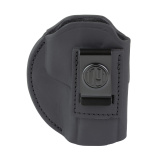 4 Way, Inside/Outside Waistband Holster, Size 6, Matte Finish, Leather Construction, Stealth Black, Right Hand 4WH-6-SBL-R