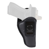 EcoCarry, Inside Waistband Holster, Right Hand, Fits Glock 17/Sig 226/CZ 75C, Leather Construction, Black ECO-C3-BLK-R