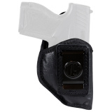 EcoCarry, Inside Waistband Holster, Right Hand, Fits Glock 43/43X/Sig 365/Walther PPK, Leather Construction, Black ECO-MC3-BLK-R