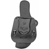 OR, Optics Ready Belt Holster, Size 1, Right Hand, Leather, Stealth Black OR-PDH-1-SBL-R