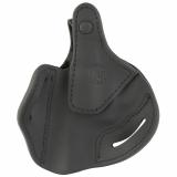 Thumb Break Revolver Holster, Outside Waistband Holster, Size 4.3, L Frame, Fits Colt Python .357/.38 or Smith & Wesson 686 Plus, Steer Hide, Stealth Black, Right Hand RVHX-4.3-SBL-R