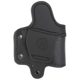 Ultra Custom Light Bearing, OWB Belt Holster, FitsSub-Compact Semi-Auto Pistols w/Light, Matte Finish, NightSky Black Leather, Right Hand UCLB-C-NSB-R