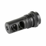 Muzzle Brake, 556NATO, 1/2X28 Thread Pitch, Fits 90T Taper, SR Series Only, SCARmor Finish, Black 64244