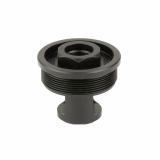 Flange Indexing, Adapter, 1.375-24 Direct Thread Mount to 1/2-28 Threads, Black 65010